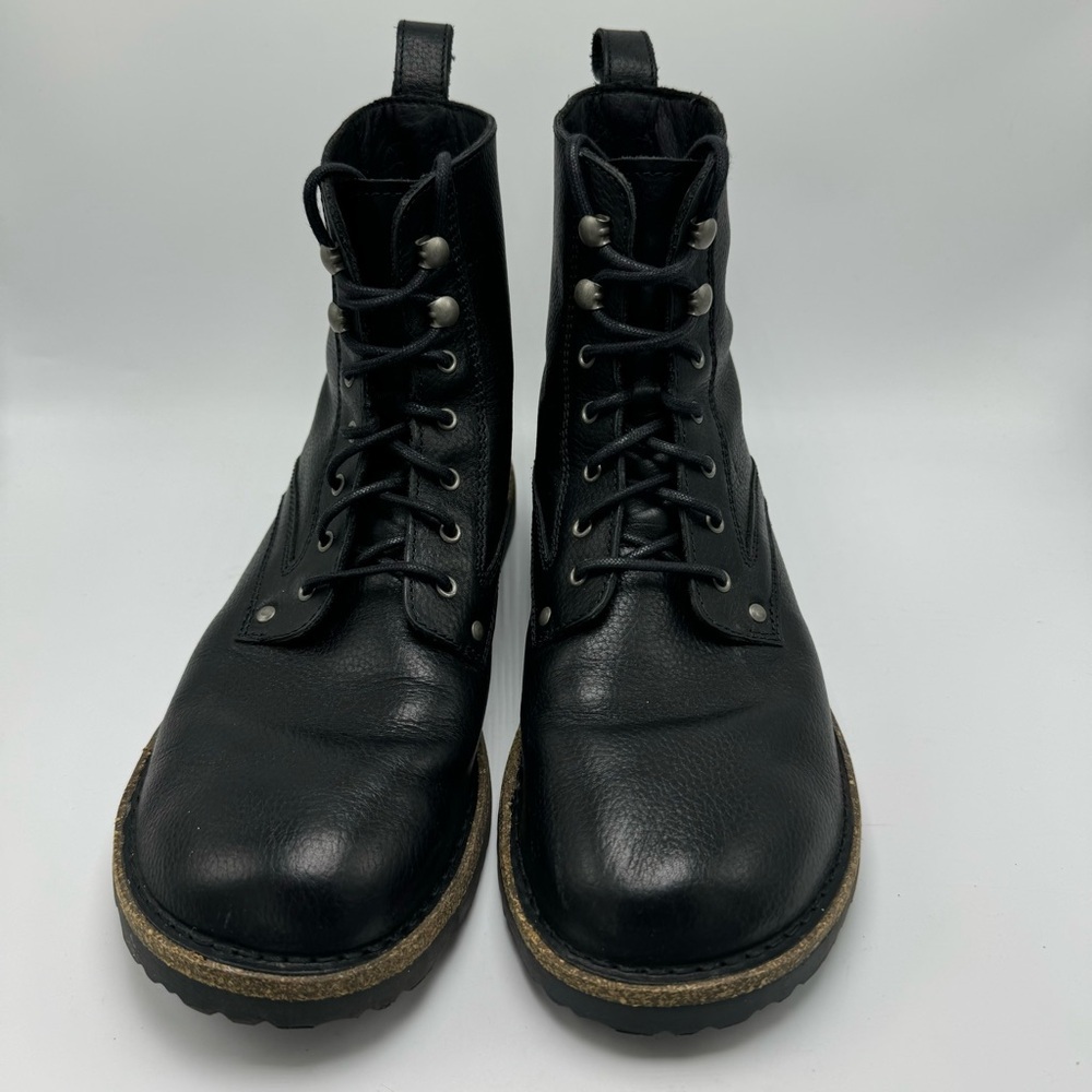 Birkenstock Bryson Black Leather Boot Lace Up Mens Size EU 44 US 11-11.5 - Picture 2 of 12
